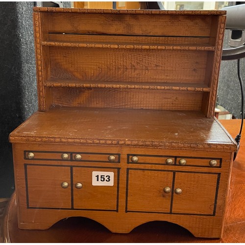 153 - HAND MADE MINI WELSH DRESSER