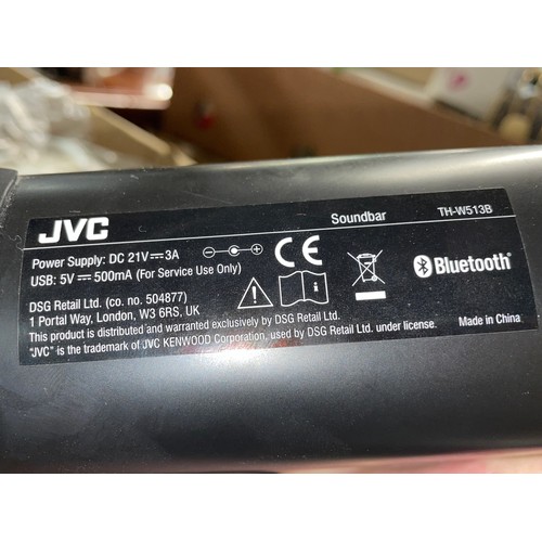 151 - JVC SOUND BAR AND LEADS