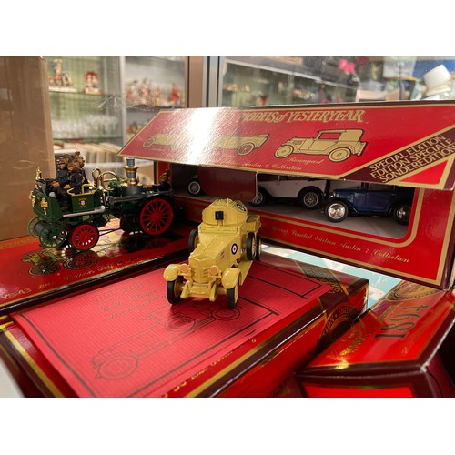 327 - MINT AND BOXED MATCHBOX MODELS OF YESTER YEAR LIMITED EDITION SERIES FIRE ENGINES, STEAM TRACTION EN... 