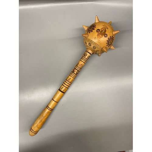 420 - UKRAINIAN MADE BULABA WOODEN MACE A/F