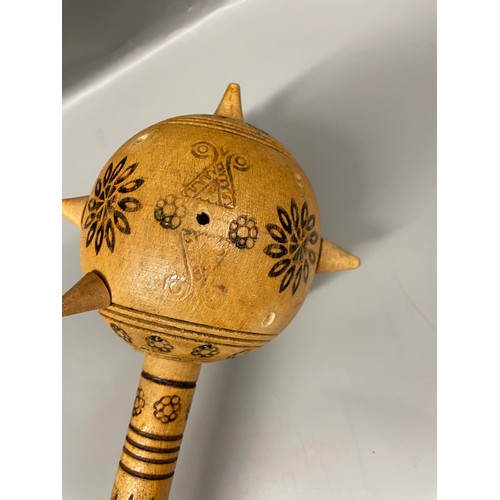 420 - UKRAINIAN MADE BULABA WOODEN MACE A/F