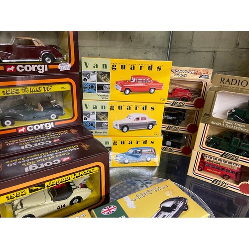 373 - MINT AND BOXED MODELS OF YESTER YEAR AND BOXED VANGUARD WAGONS