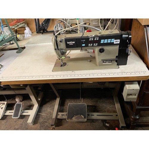 283 - BROTHER INDUSTRIAL SEWING MACHINE