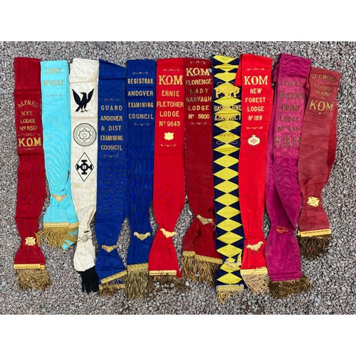 303 - CARTON - MASONIC AND LODGE REGIONAL SASH'S