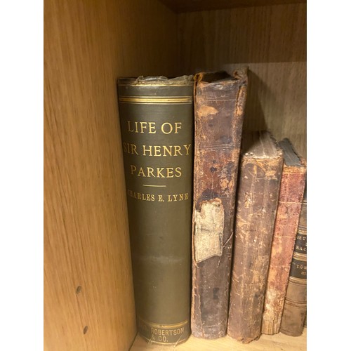 246 - SELECTION OF LEATHER BOUND ANTIQUARIAN BOOKS FROM SERMONS, THE ART OF SPEAKING AND OTHERS A/F