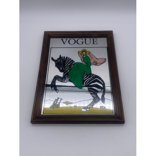 524 - SMALL VOGUE ADVERTISING MIRROR