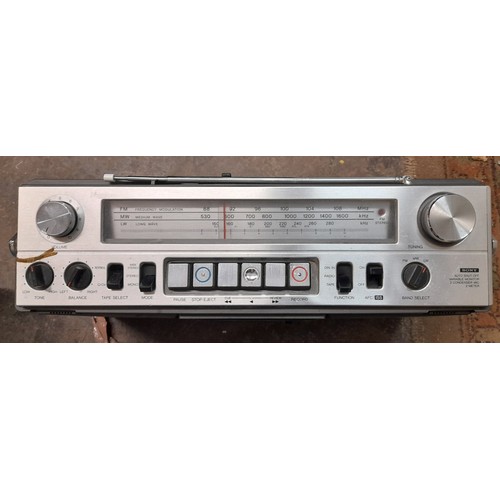 203 - UNIVERSAL AVO METER AND RADIO TAPE RECORDER