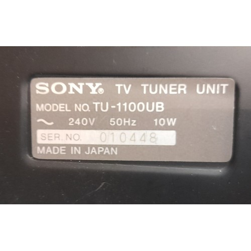 200 - SONY TV TUNER UNIT, ADVANCE INSTRUMENTS DIGITAL MULTI METER AND A SIRIUS 3 DIVERSITY RECEIVER