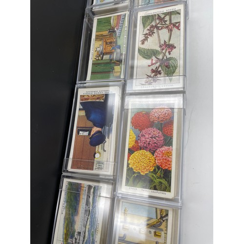 596 - FILE BOX OF SETS AND SPARES OF GRANDEE TOBACCO CARDS, CADET SWEET, TRADING CARDS, PANINI