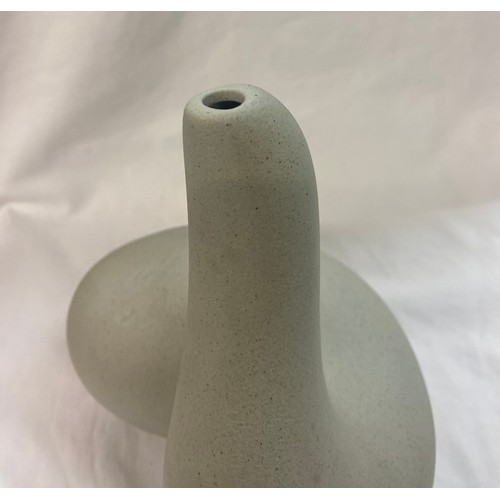 429 - LINEA SETTE SPECKLED MODERNIST CERAMIC SEAL FIGURE