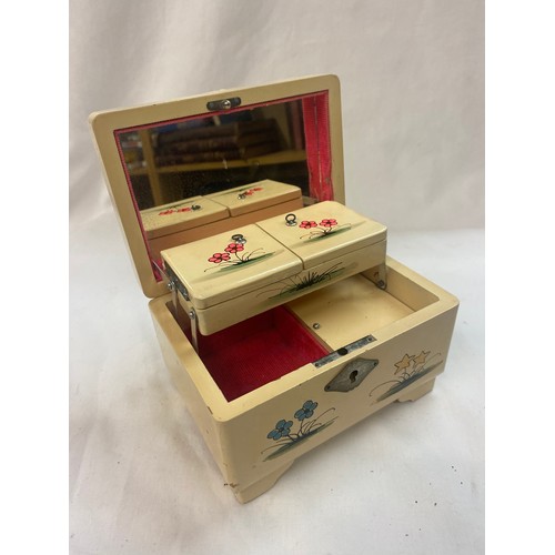 431 - FOUR DECORATIVE AND MUSICAL BOXES