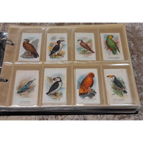 603 - ALBUM OF SILK CIGARETTE CARDS BY BDV