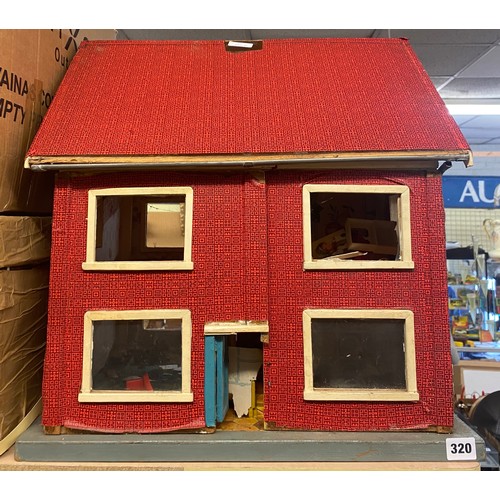 320 - HAND MADE DOLLS HOUSE