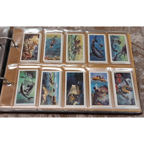 606 - BINDER OF SETS OF BROOKE BOND TEA CARDS