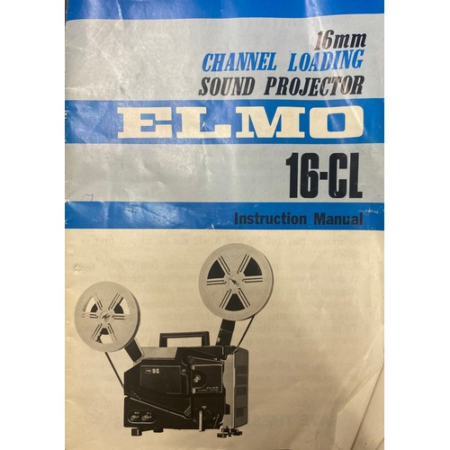 211 - ELMO 16CL CHANNEL LOADING SOUND PROJECTOR AND BOX OF SCOTCH TAPES