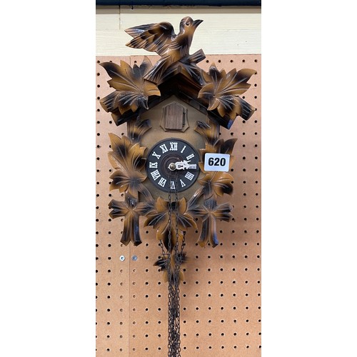 620 - BAVARIAN STYLE CUCKOO CLOCK