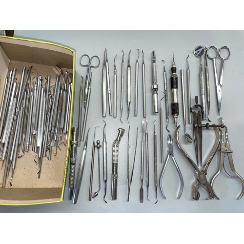 550 - BOX OF DENTAL INSTRUMENTS