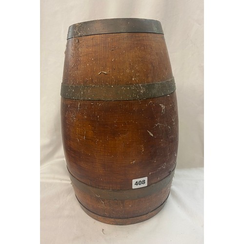 408 - COOPERED BARREL