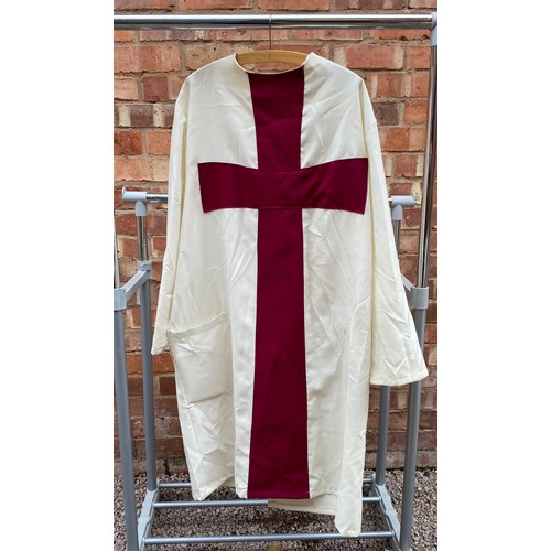 308 - TWELVE MASONIC LODGE KNIGHTS TEMPLAR AND OTHER CEREMONIAL DRESS ROBES