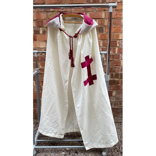 308 - TWELVE MASONIC LODGE KNIGHTS TEMPLAR AND OTHER CEREMONIAL DRESS ROBES