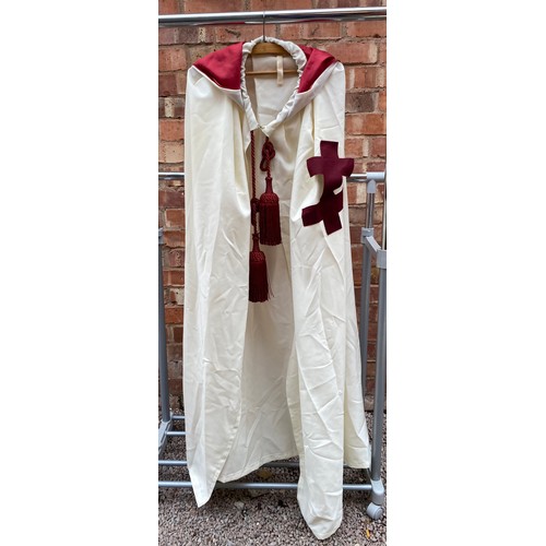 308 - TWELVE MASONIC LODGE KNIGHTS TEMPLAR AND OTHER CEREMONIAL DRESS ROBES