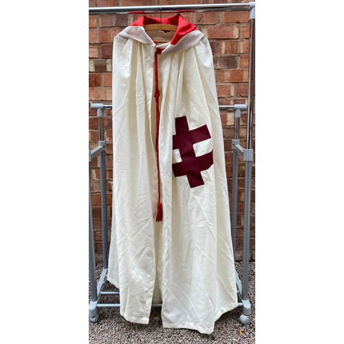 308 - TWELVE MASONIC LODGE KNIGHTS TEMPLAR AND OTHER CEREMONIAL DRESS ROBES