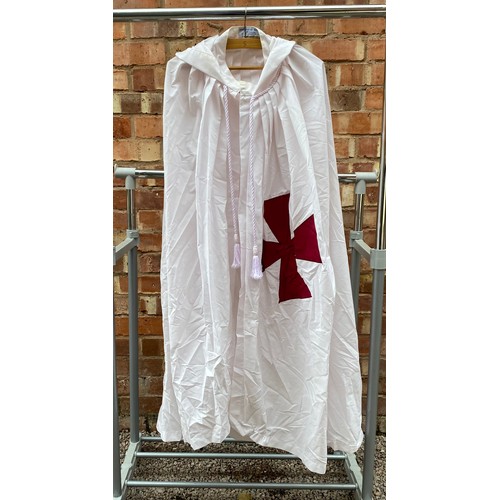 308 - TWELVE MASONIC LODGE KNIGHTS TEMPLAR AND OTHER CEREMONIAL DRESS ROBES