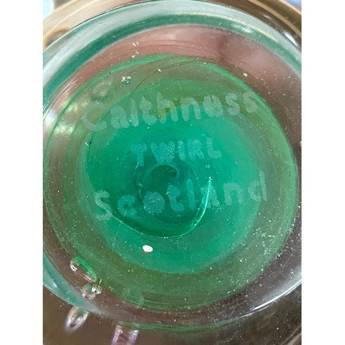 526 - SELECTION OF GLASS PAPER WEIGHTS INC CAITHNESS