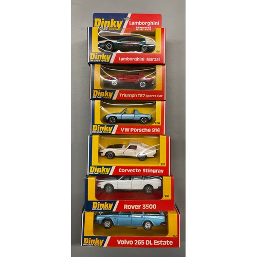 531 - MINT AND BOXED DINKY DIECAST TOYS - 122, 180, 189, 208, 211, 221