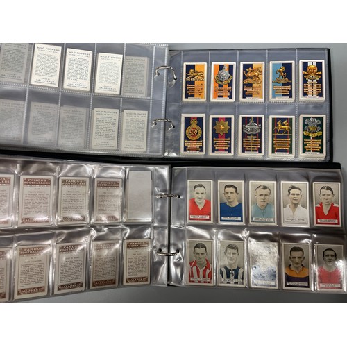 600 - TWO BINDERS OF GALLAGHER LIMITED CIGARETTE CARDS INCLUDING FAMOUS FOOTBALLERS, ZOO AND AQUARIUM,