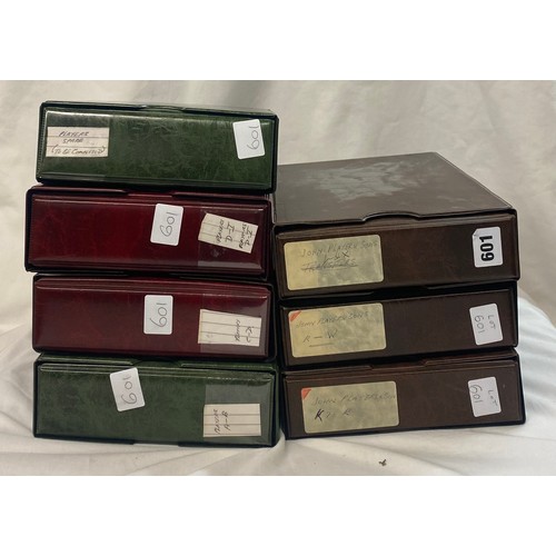 601 - BINDERS OF JOHN PLAYERS AND SON CIGARETTE CARDS AND BINDER OF INCOMPLETE SETS