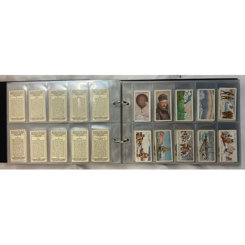 601 - BINDERS OF JOHN PLAYERS AND SON CIGARETTE CARDS AND BINDER OF INCOMPLETE SETS