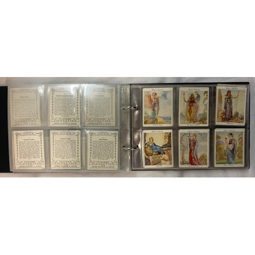 601 - BINDERS OF JOHN PLAYERS AND SON CIGARETTE CARDS AND BINDER OF INCOMPLETE SETS