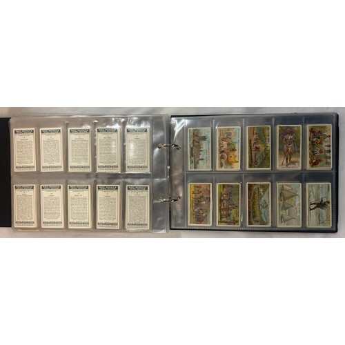 601 - BINDERS OF JOHN PLAYERS AND SON CIGARETTE CARDS AND BINDER OF INCOMPLETE SETS