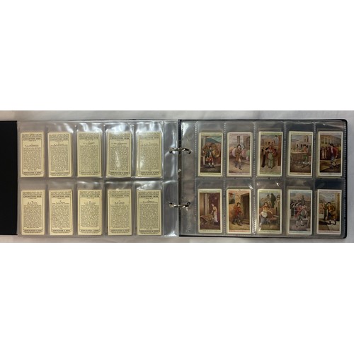 601 - BINDERS OF JOHN PLAYERS AND SON CIGARETTE CARDS AND BINDER OF INCOMPLETE SETS