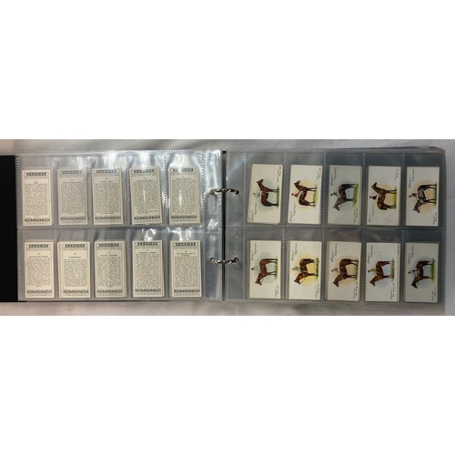 601 - BINDERS OF JOHN PLAYERS AND SON CIGARETTE CARDS AND BINDER OF INCOMPLETE SETS