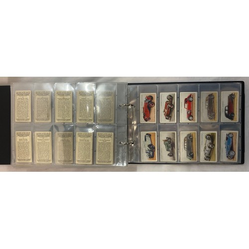 601 - BINDERS OF JOHN PLAYERS AND SON CIGARETTE CARDS AND BINDER OF INCOMPLETE SETS