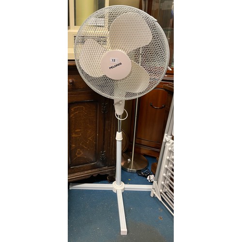 12 - PELONIS PEDESTAL OSCILLATING FAN