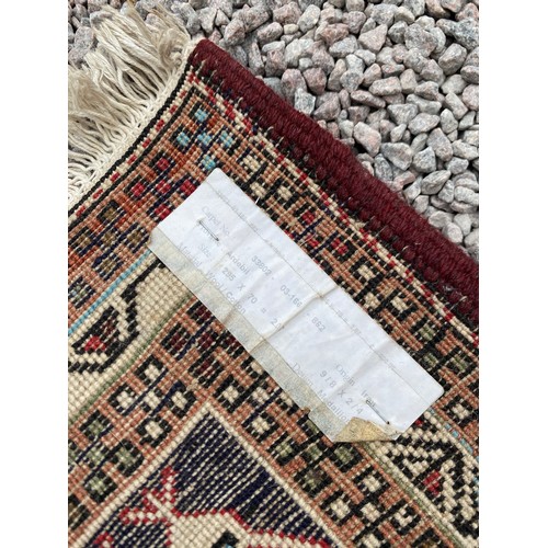 67 - GEOMETRIC PATTERN FRINGE CARPET RUNNER