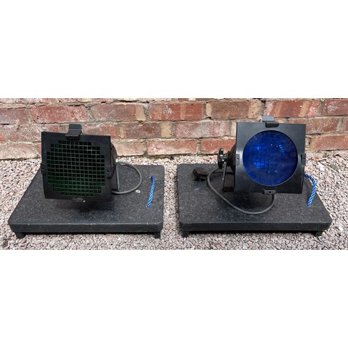 183A - PAIR OF THEATRICAL STAGE LIGHTS