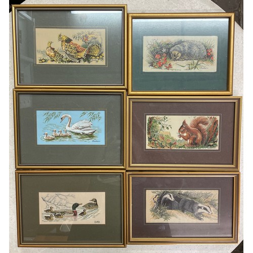 627 - SELECTION OF CASH'S SILKS OF WILDLIFE