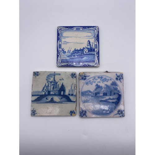 540 - 18TH AND 19TH CENTURY DELFT CERAMIC TILES