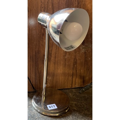 617 - CHROME DESK LAMP