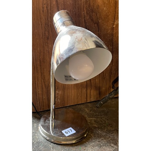 617 - CHROME DESK LAMP