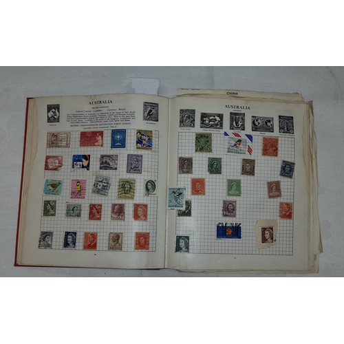 558 - STRAND POSTAGE STAMP ALBUM OF WORLD STAMPS