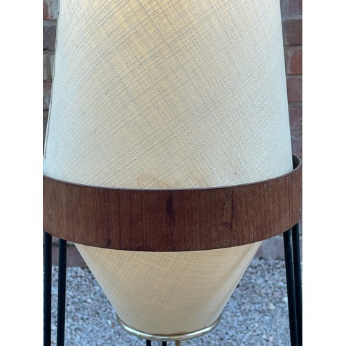 65 - 1960S CONICAL TRIPOD ROCKET LAMP