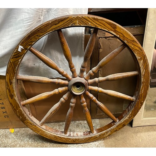 37 - DECORATIVE WAGON WHEEL