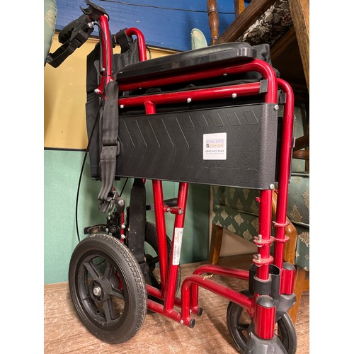 42 - LIGHTWEIGHT FOLDING WHEELCHAIR