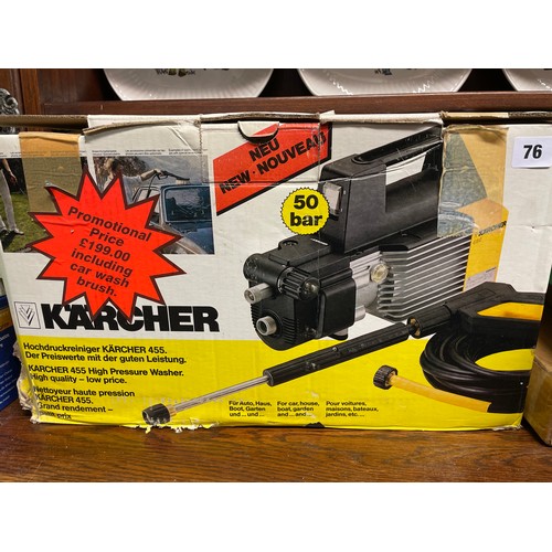 76 - KARCHER 455 HIGH PRESSURE WASHER