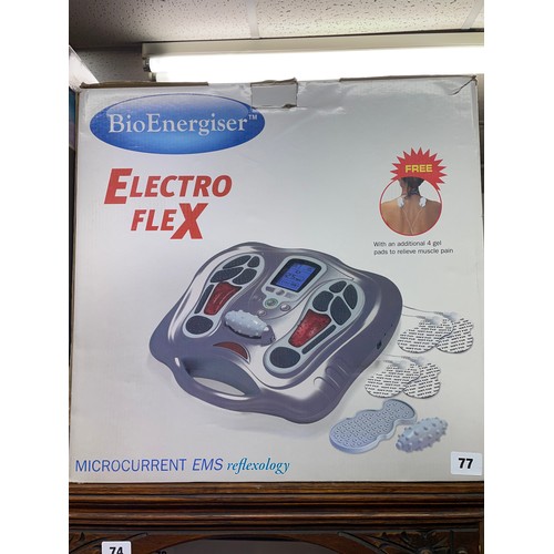 77 - BIOENERGISER ELECTROFLEX REFLEXOLOGY MICROCURRENT FOOT MASSAGER